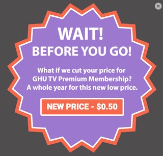 get healthy u tv deal