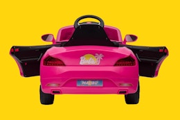 Barbie 6-Volt Convertible Ride-On, Now on Rollback for Only $99 at Walmart card image