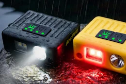 hat light outside in rain