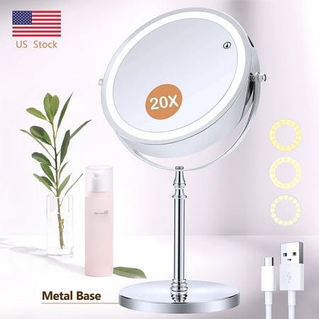 Lighted Magnifying Makeup Mirror