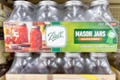 ball canning jars on store shelf