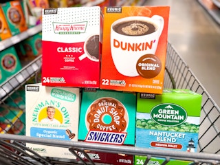 coffee pods k-cups donut shop dunkin krispy kreme newmans own green mountain1