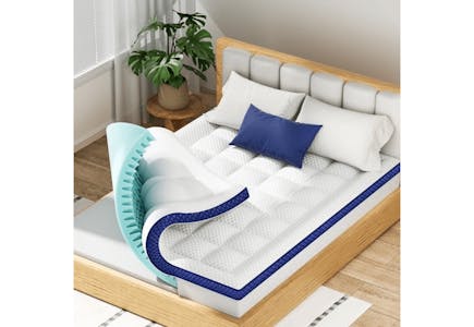 Memory Foam King Mattress Topper