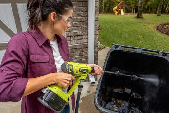 New Lower Price: Ryobi Cordless Power Cleaner, Now Just $49 at Home Depot card image