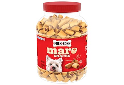 2 Milk-Bone MaroSnacks Tubs