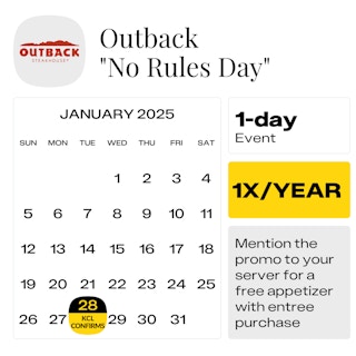Outback No Rules Day — January 2025