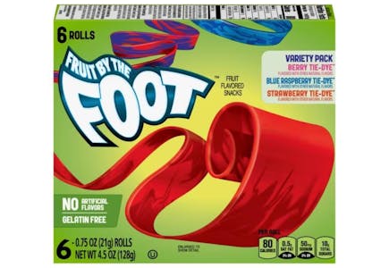 2 Fruit by the Foot Snacks