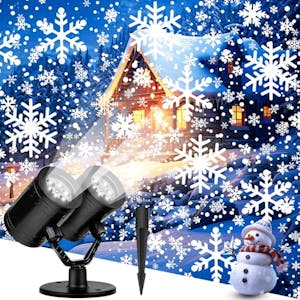 Double Head Snowflake Projector