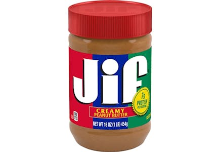 Jif Creamy Peanut Butter 6-Pack