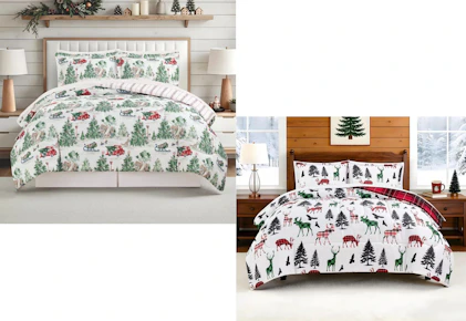 Macy's Danny Plaid Comforter Set
