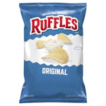 3 Ruffles Potato Chips Bags