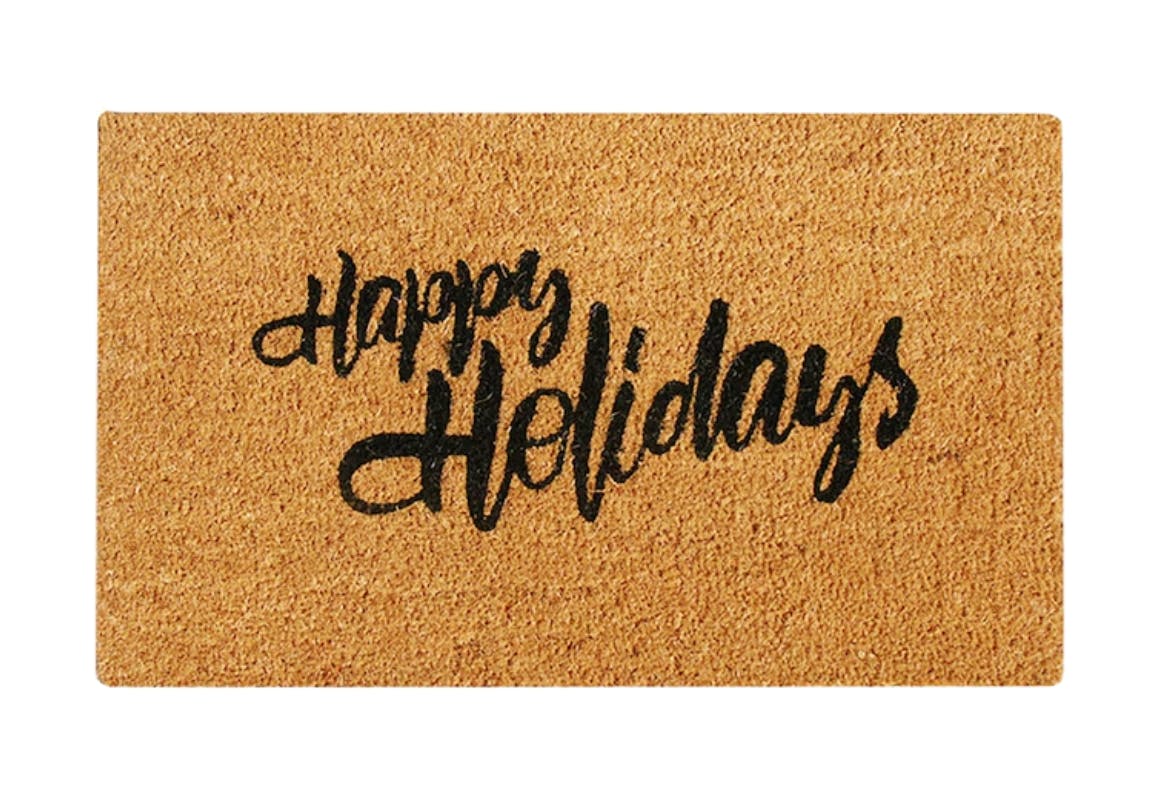 Rubber-Cal Holiday Doormat