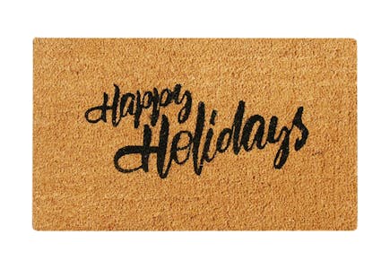 Rubber-Cal Holiday Doormat