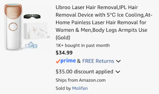 Amazon Laser Hair Removal Device 2026