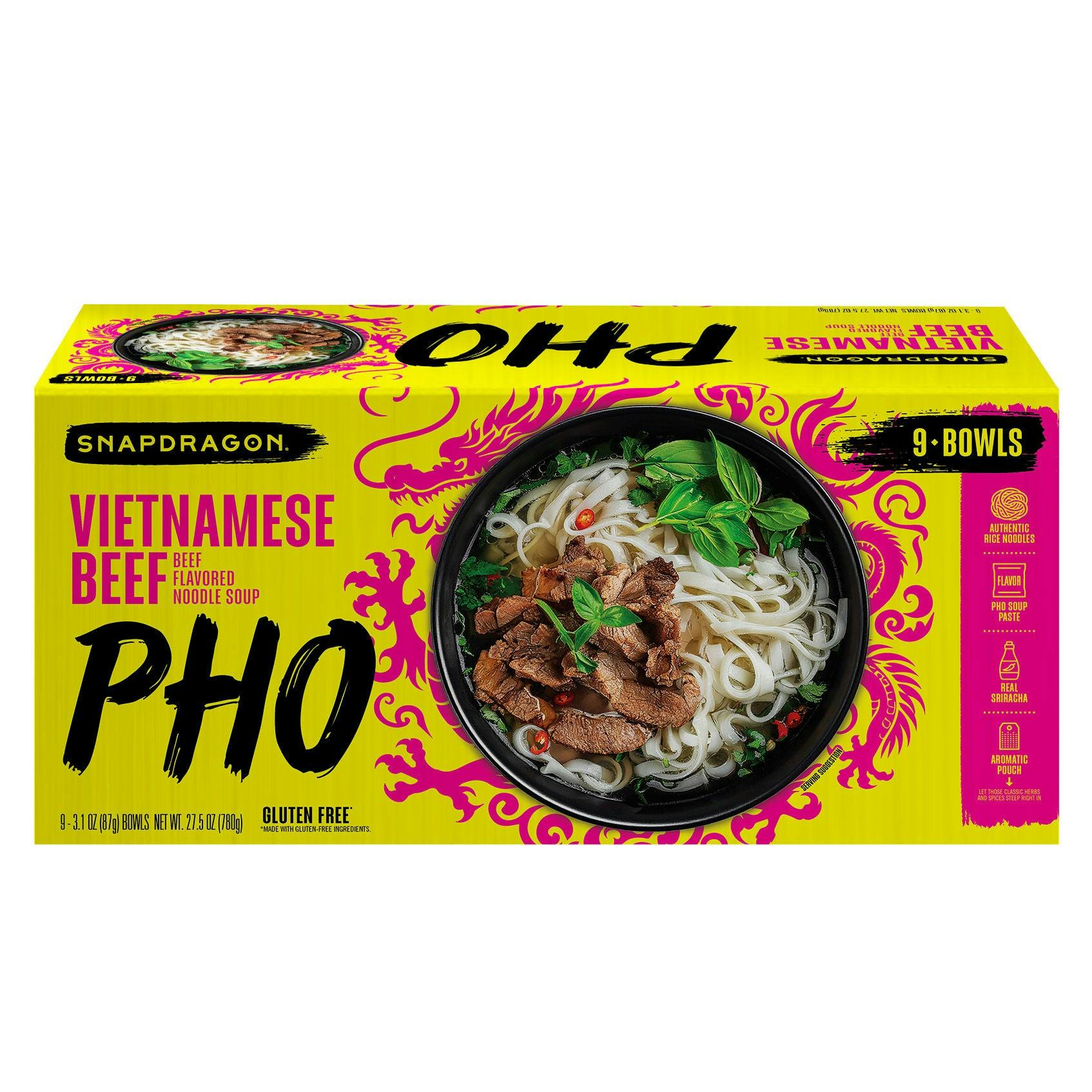 Snapdragon Foods Pho Bowls 9-Pack