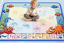 Grab This Kids' Water Doodle Mat for Just $12 on Amazon card image