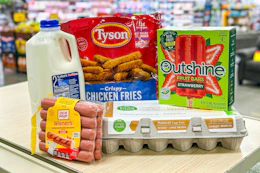 kroger 5x deals on store shelf