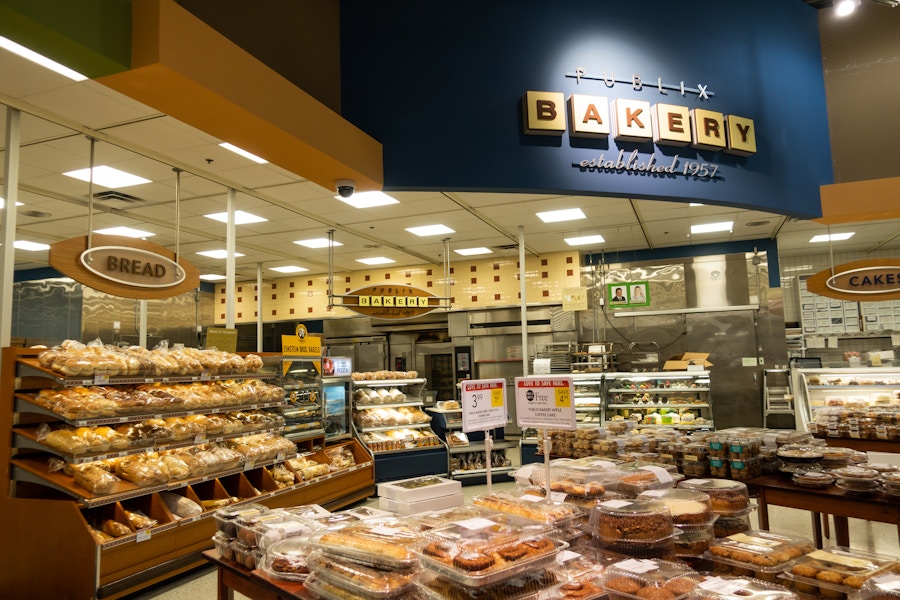 Inside the publix Bakery