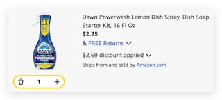 Dawn Powerwash Lemon Dish Spray