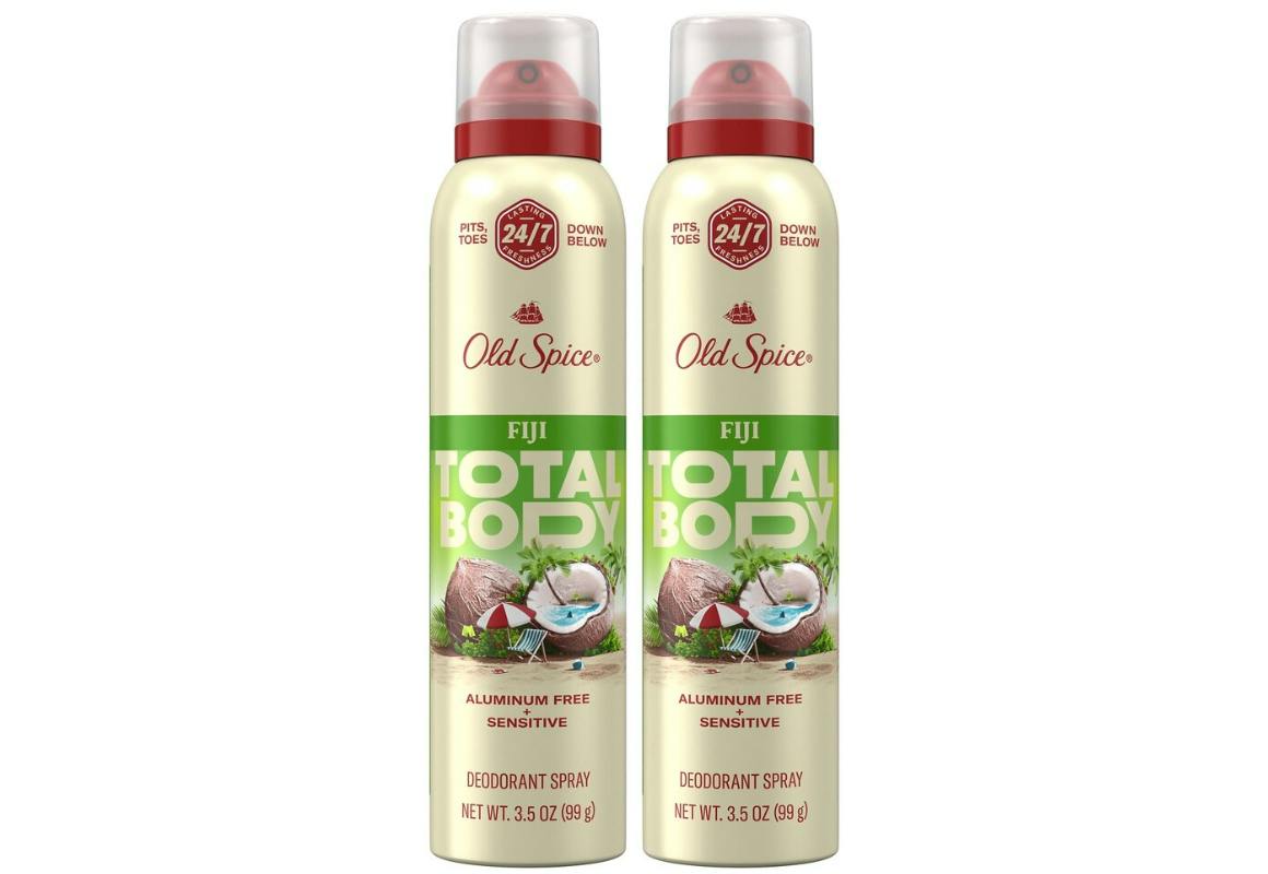 2 Old Spice Deodorant Sprays