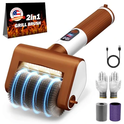 Electric Grill Brush, 2 ct