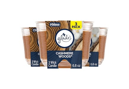 Glade 3-Wick Candle 3-Pack