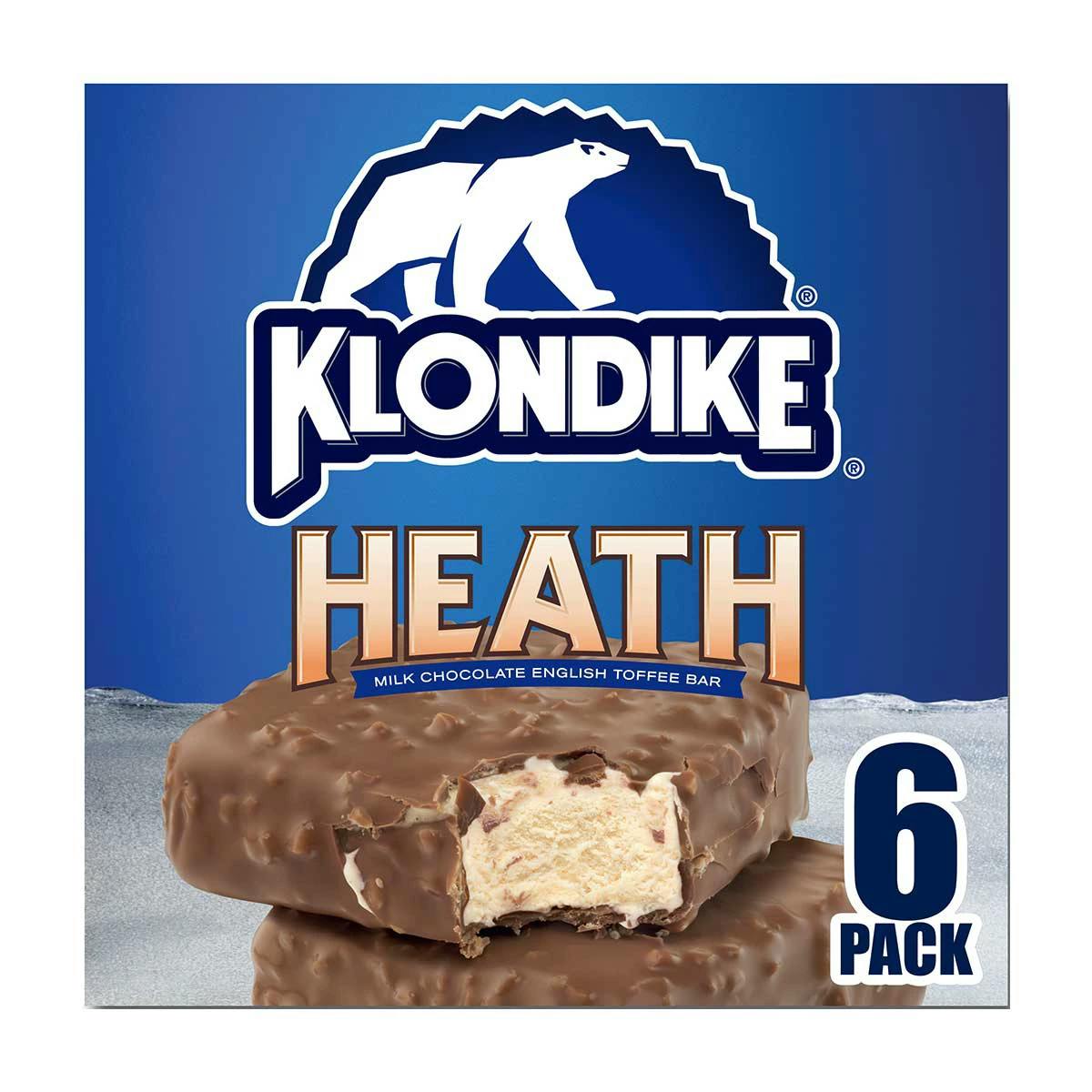 2 Klondike Heath Ice Cream Bar Packs