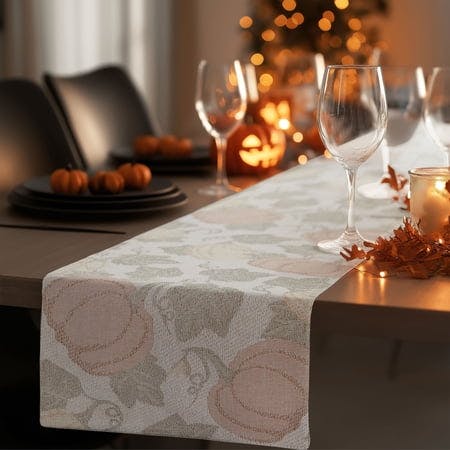Harvest Pumpkin Table Runner