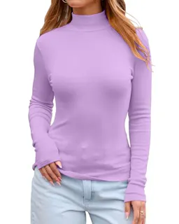 Women's Mock Neck Pullover