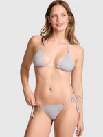 Pink Women's Triangle Bikini Top