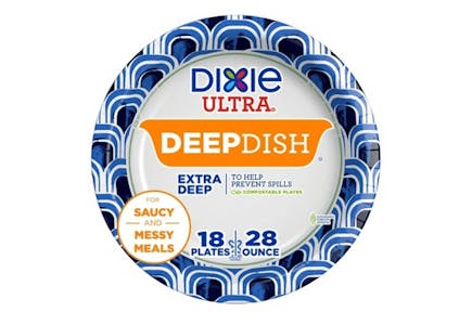 Dixie Ultra Deep Dish Paper Plates