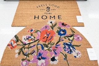 threshold doormats sitting on a target floor