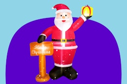 Inflatable Santa Decoration