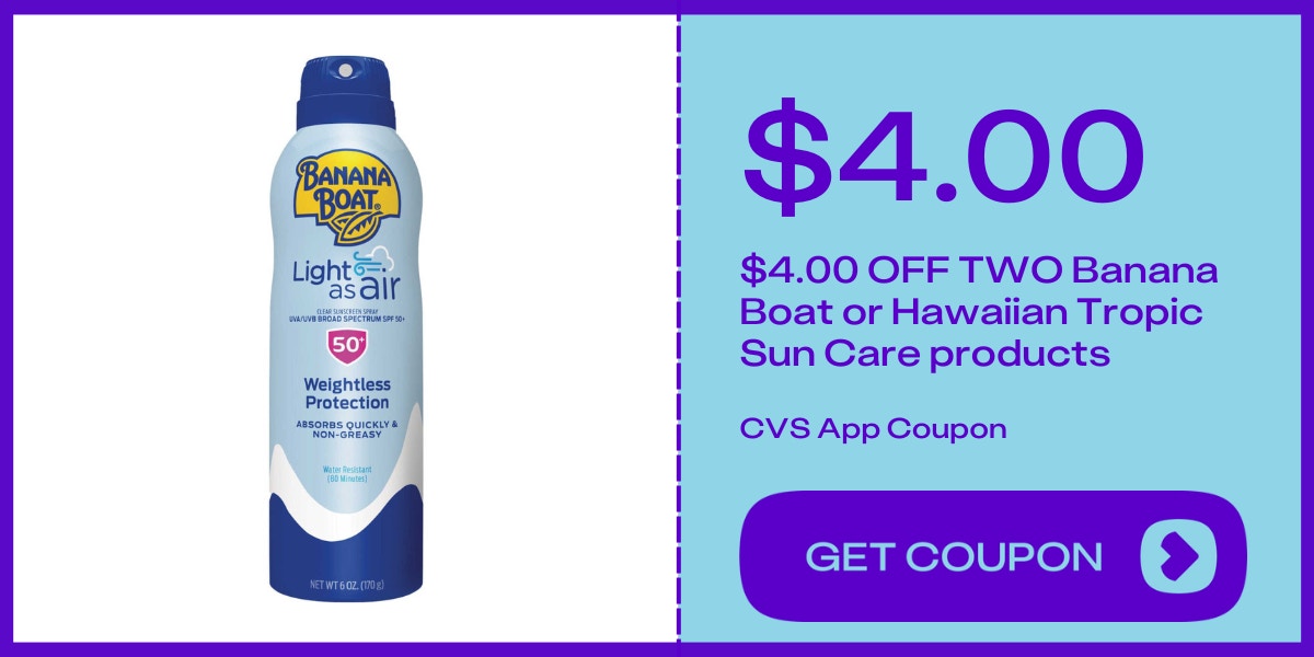banana boat sunscreen