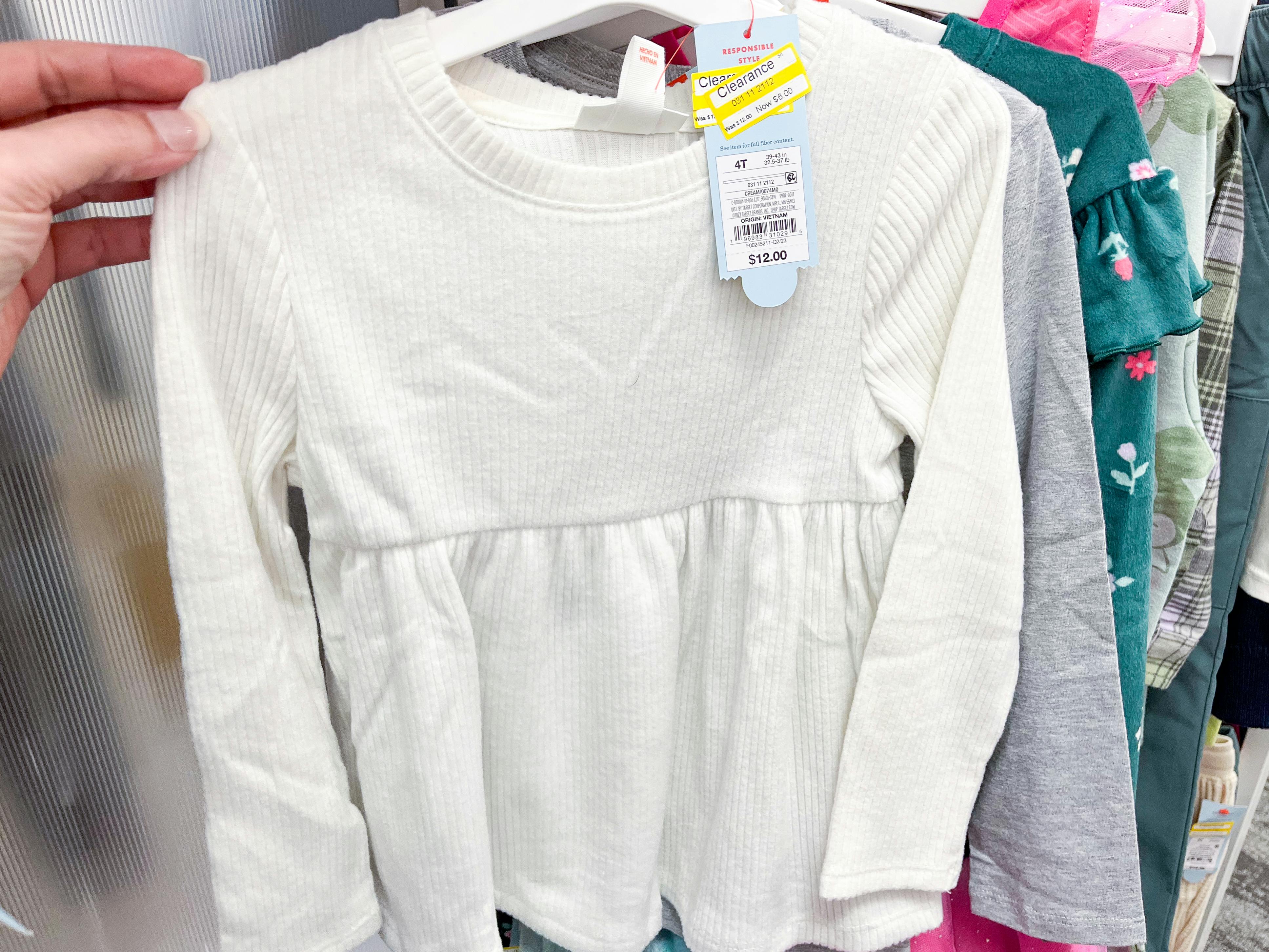 Cat & Jack Toddler Ribbed Shirt