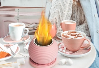 firepit on table