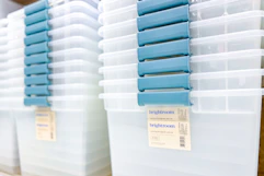 brightroom storage bins sitting on a target shelf