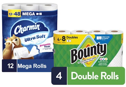 1 Charmin + 1 Bounty Items