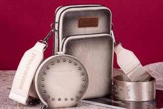 Crossbody bag with matching coin purse