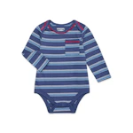 Baby Long Sleeve Striped Bodysuit