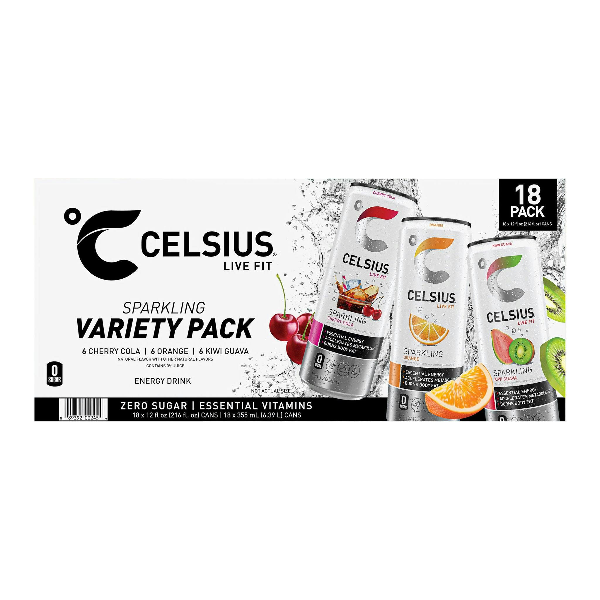 Celsius Energy Drinks 18-Pack