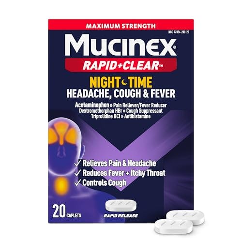 Mucinex Rapid+Clear Nighttime