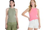 Free Assembly Women's Cutaway Tank