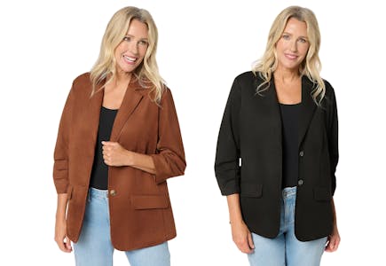 Ree Women’s Suede Blazer