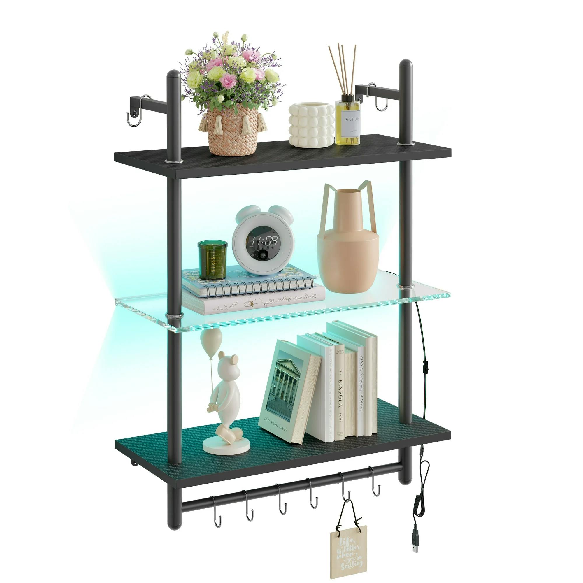 3-Tier Floating Shelves