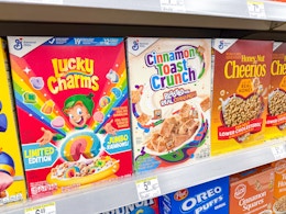 general mills cereals on walgreens shelf