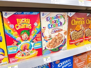 general mills cereals on walgreens shelf