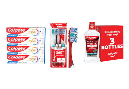 3 Colgate Oral Care Products