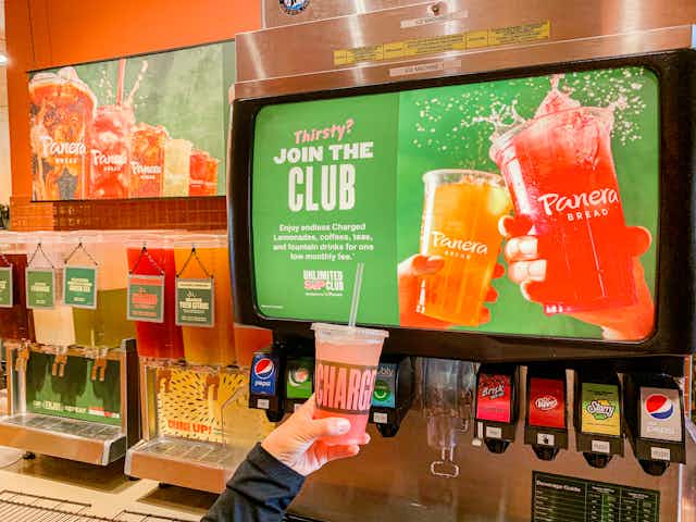 Panera's Unlimited Sip Club  =  2 Free Months of Unlimited Drinks card image