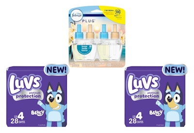 2 Luvs Diapers + 1 Febreze Product